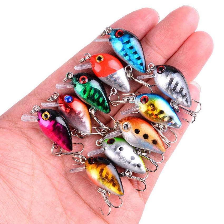 Fishing Lure Crankbait - Umpan Pancing Ikan Kecil Mini Goyangan