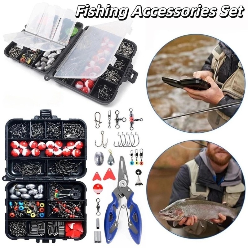 Fishing Lure Crankbait - 1 Set Perlengkapan Pancing Bola Mengapung,