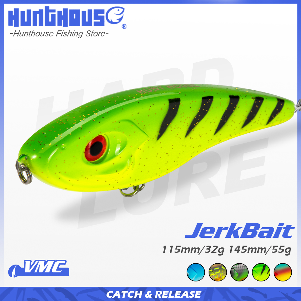 Fishing Lure Jerkbait - Umpan Pancing Hunthouse Jerkbait Musky Buster