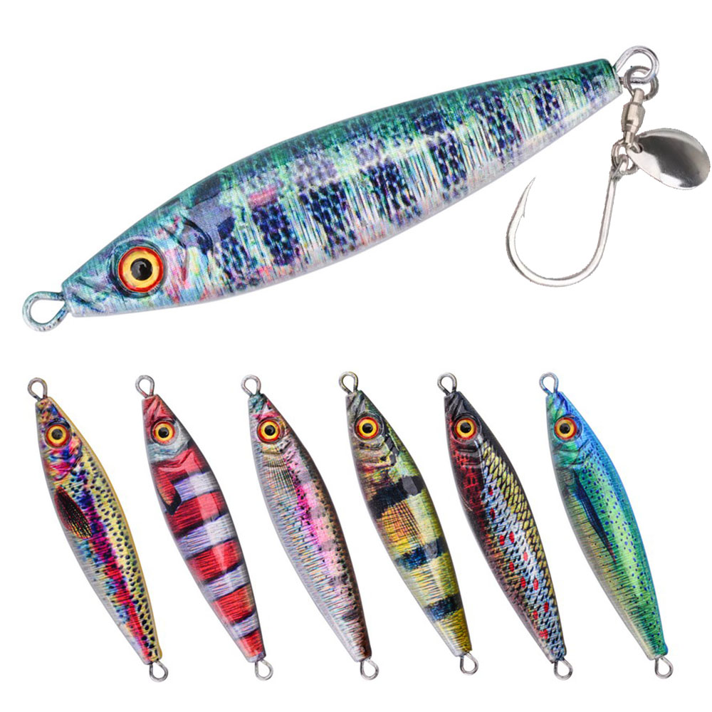 Fishing Lure Blade Bait - Umpan Jig Logam Dengan Bilah Putar