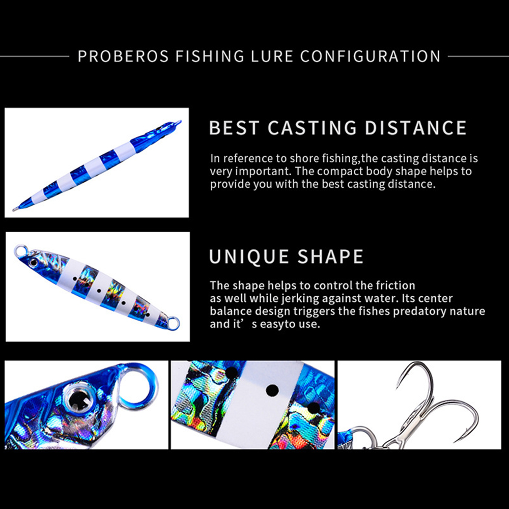 Proberos 5 Buah Umpan Pancing  - Fishing Lure Spoon ulasan dan harga