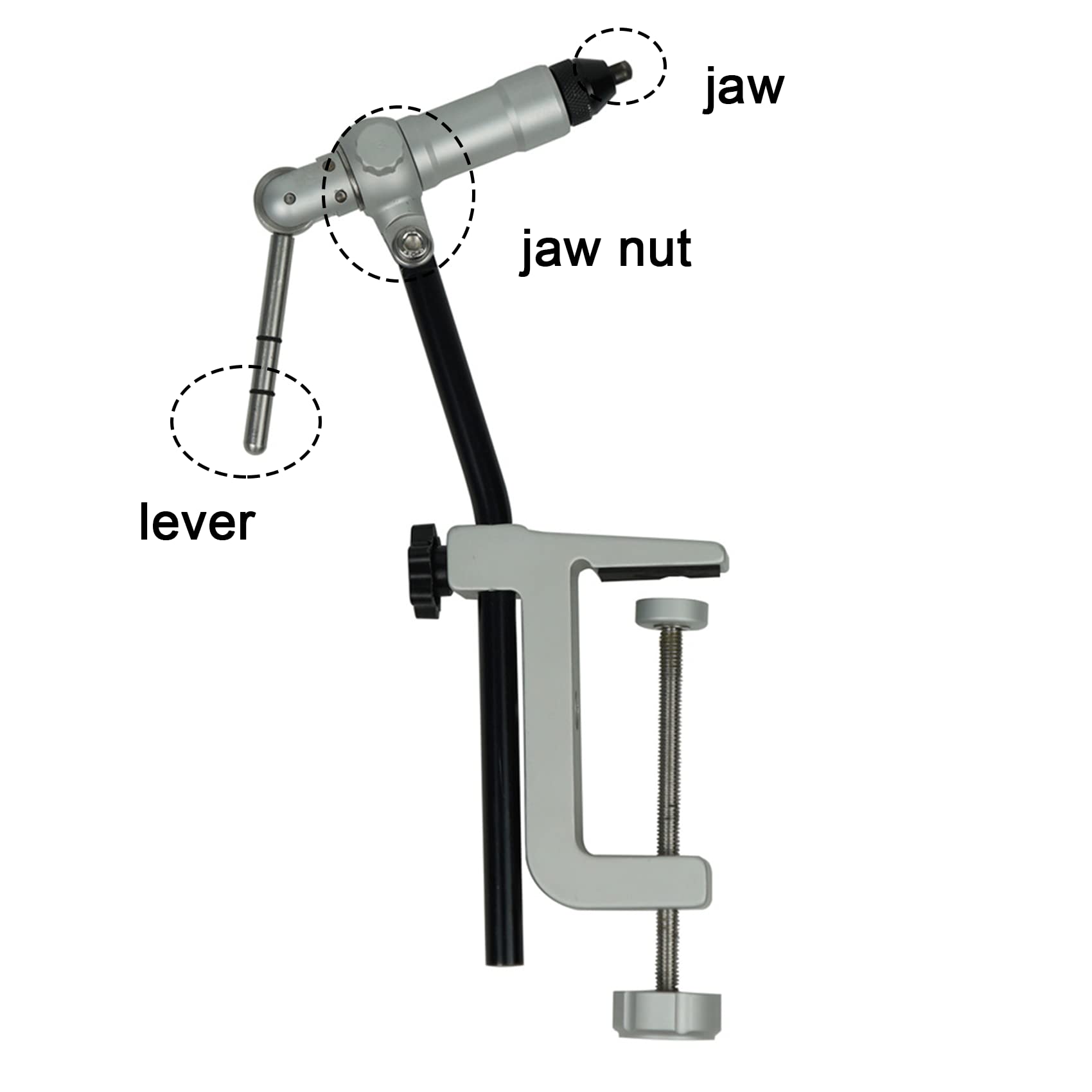 True Rotary Fly mengikat Vise  - Fishing Lure Making Kit ulasan dan harga