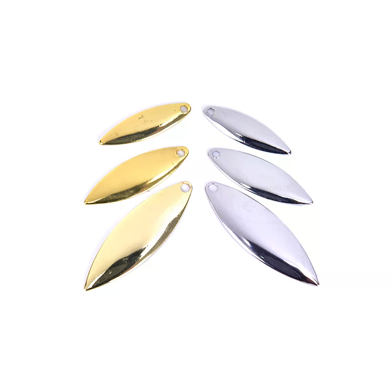50 buah Pisau Spinner Willow H - Fishing Lure Blade Bait ulasan dan harga