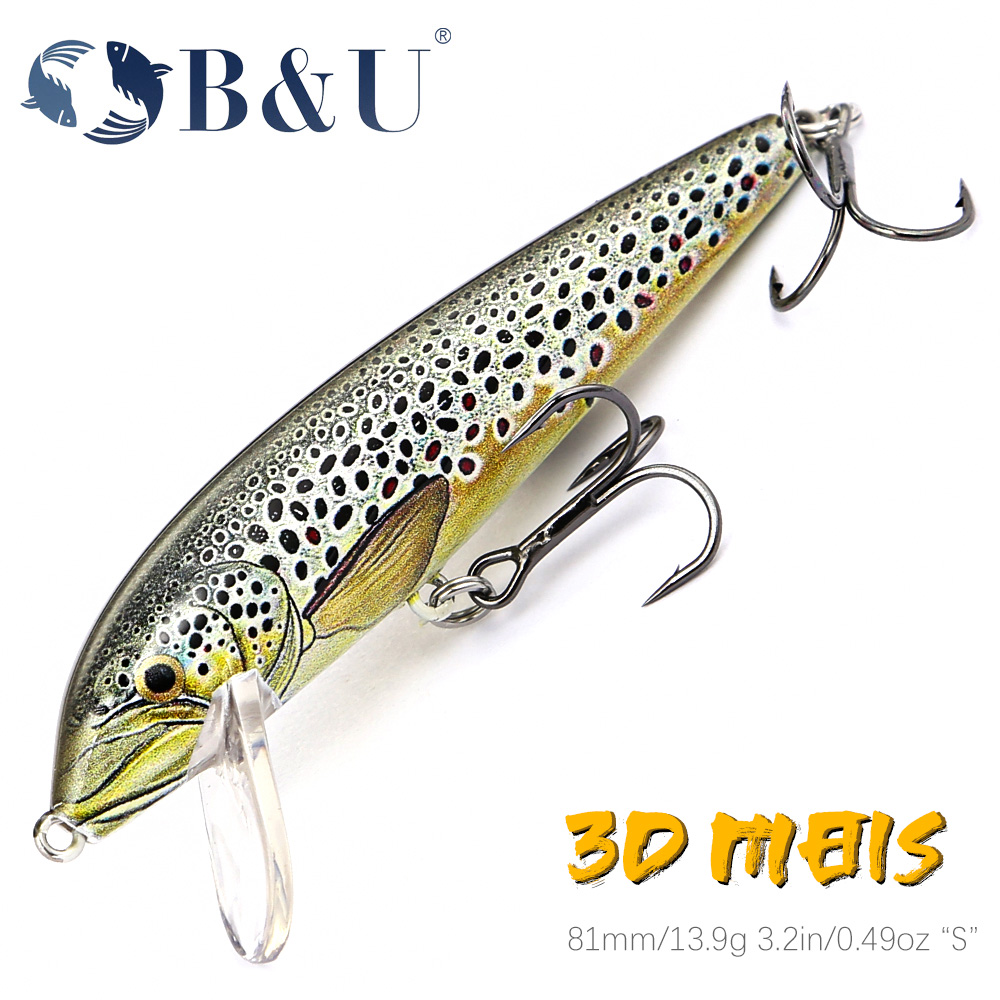 B&U 80Mm Umpan Pancing Wobblin - Fishing Lure Jerkbait ulasan dan harga