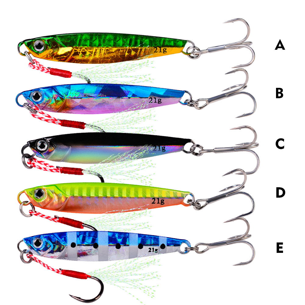 PROBEROS 5PCS Set Umpan Pancin - Fishing Lure Spoon ulasan dan harga